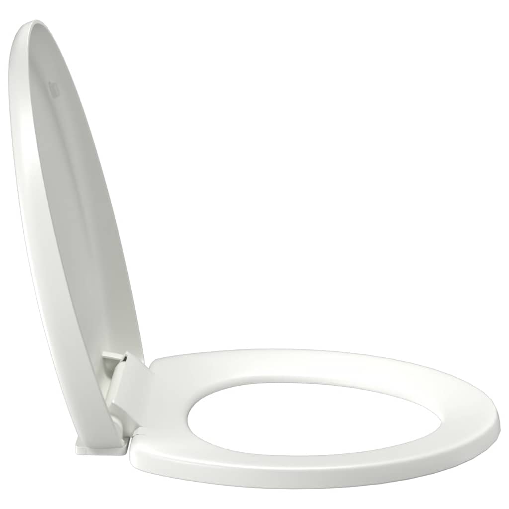 Toaletna daska s mekim zatvaranjem i brzim otpuštanjem bijela