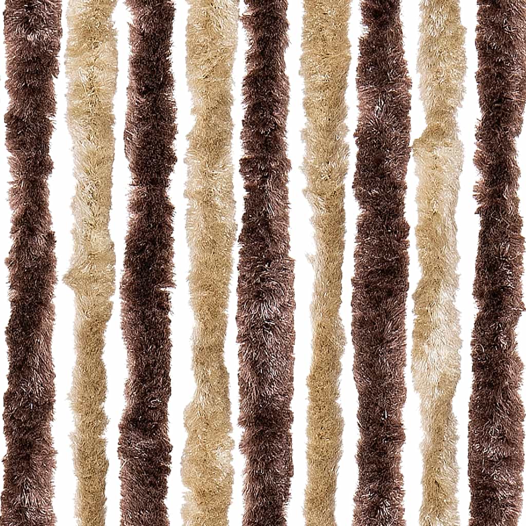 Zastor protiv insekata bež-svjetlosmeđi 56 x 185 cm šenil