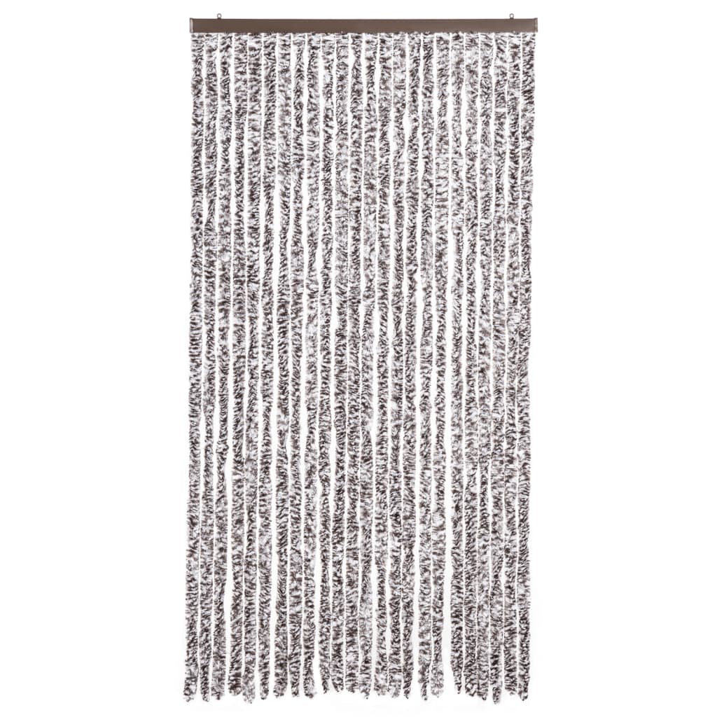 Zastor protiv insekata smeđi-bež 100 x 220 cm šenil