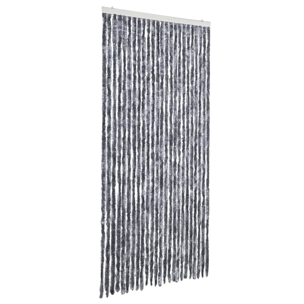 Zastor protiv insekata srebrni 100 x 220 cm šenil