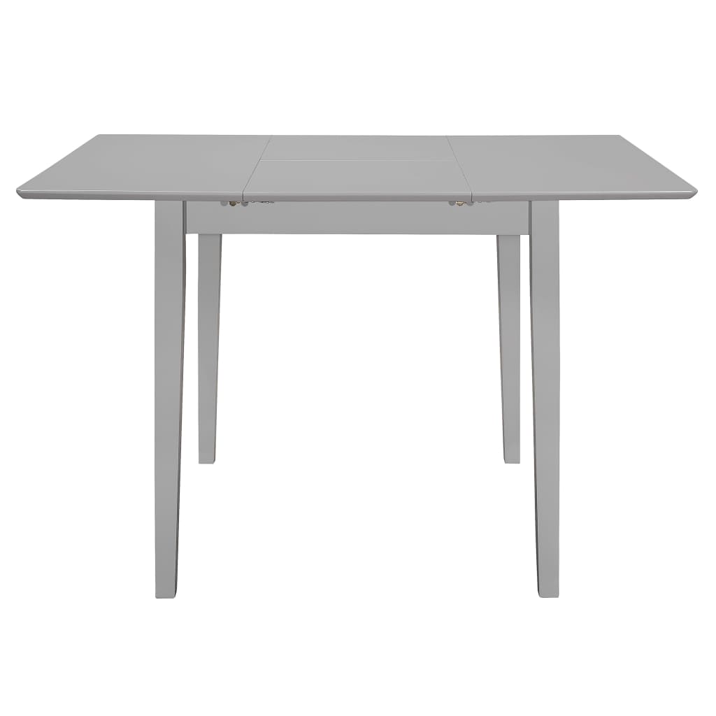 5-dijelni blagovaonski set od MDF-a sivi