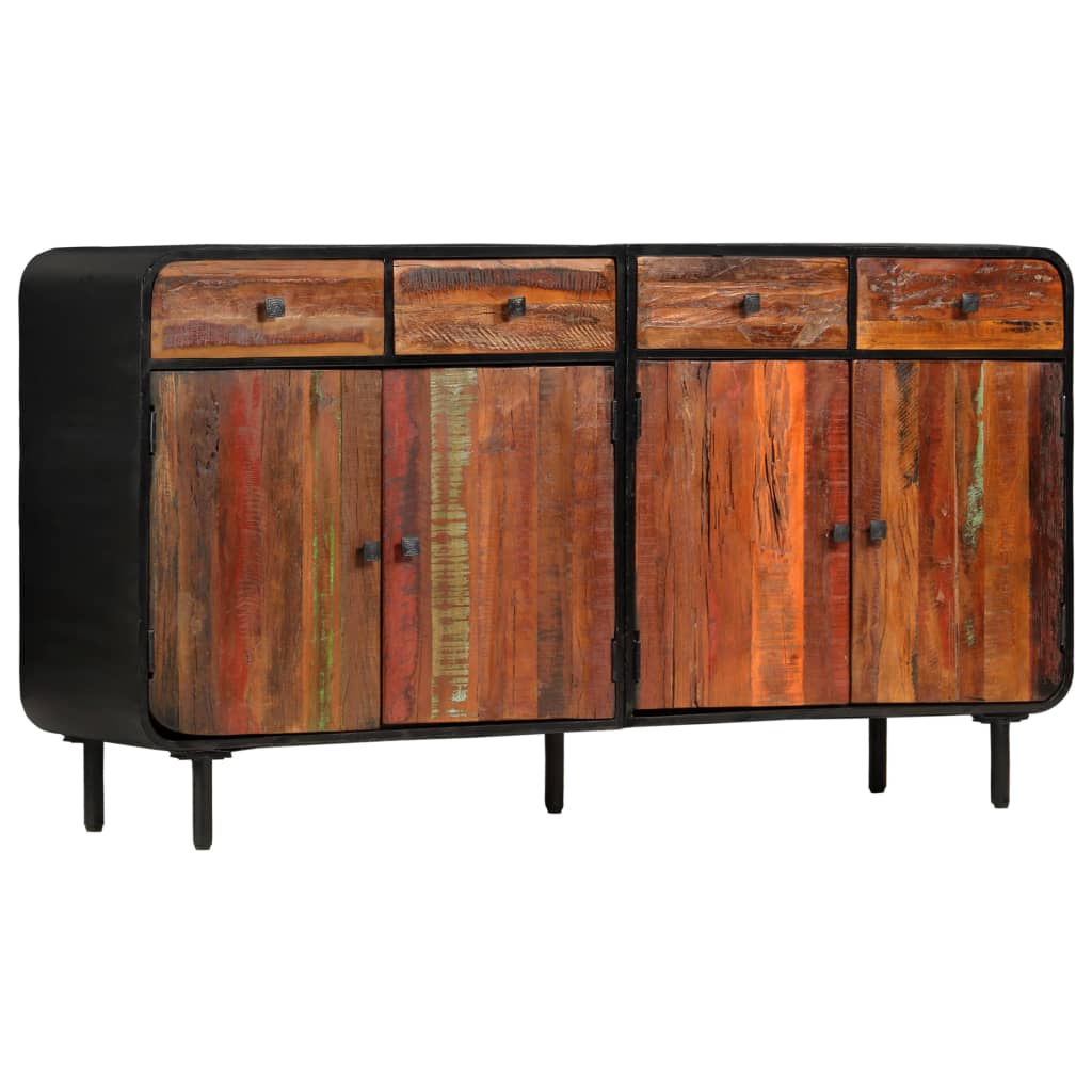 Komoda od masivnog obnovljenog drva 140 x 35 x 76 cm