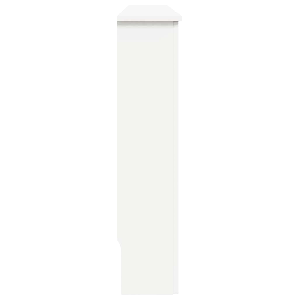 Pokrov za radijator bijeli 152 x 19 x 81,5 cm MDF