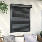Roletna Antracit 100 x 120 cm Aluminij i poliuretan