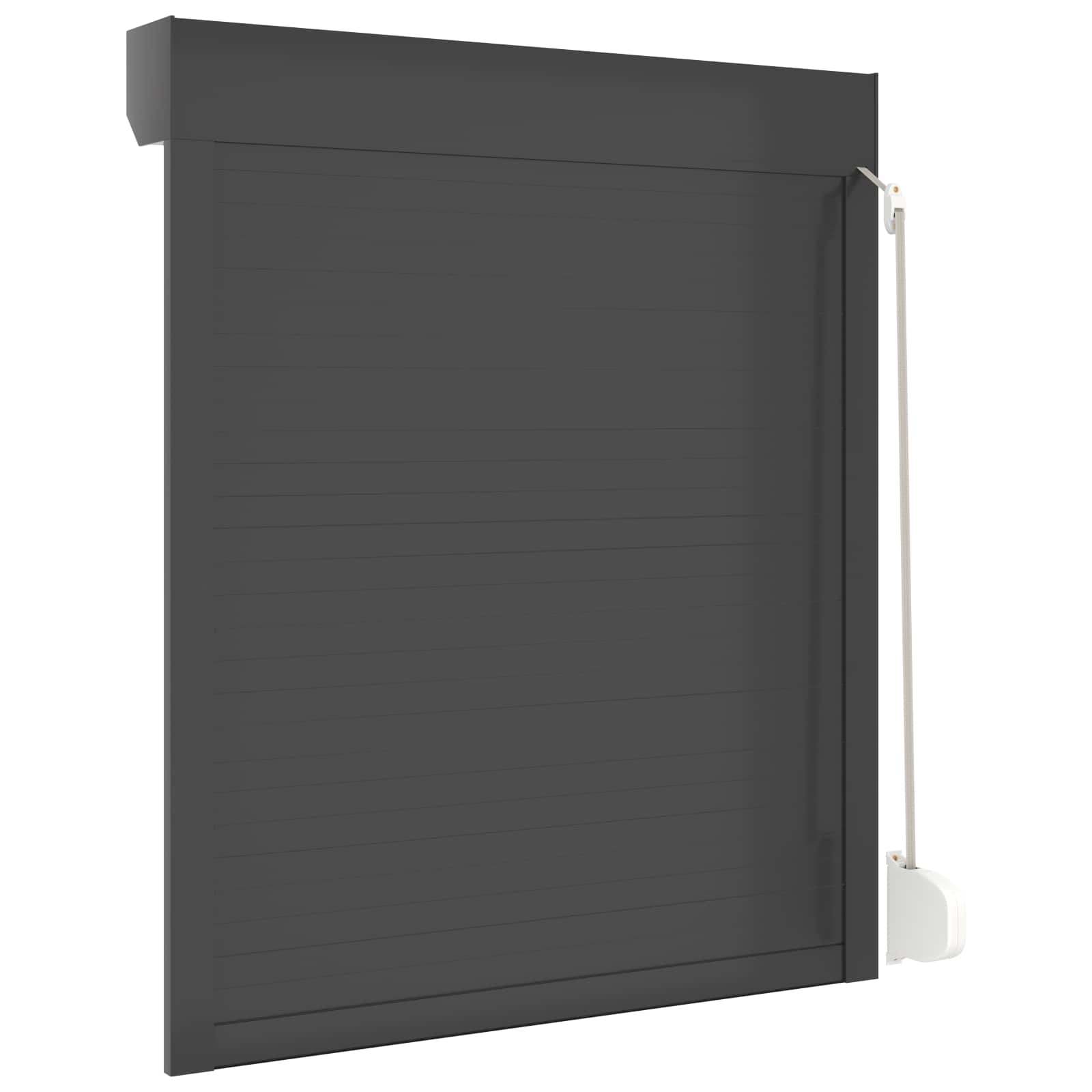 Roletna Antracit 100 x 120 cm Aluminij i poliuretan