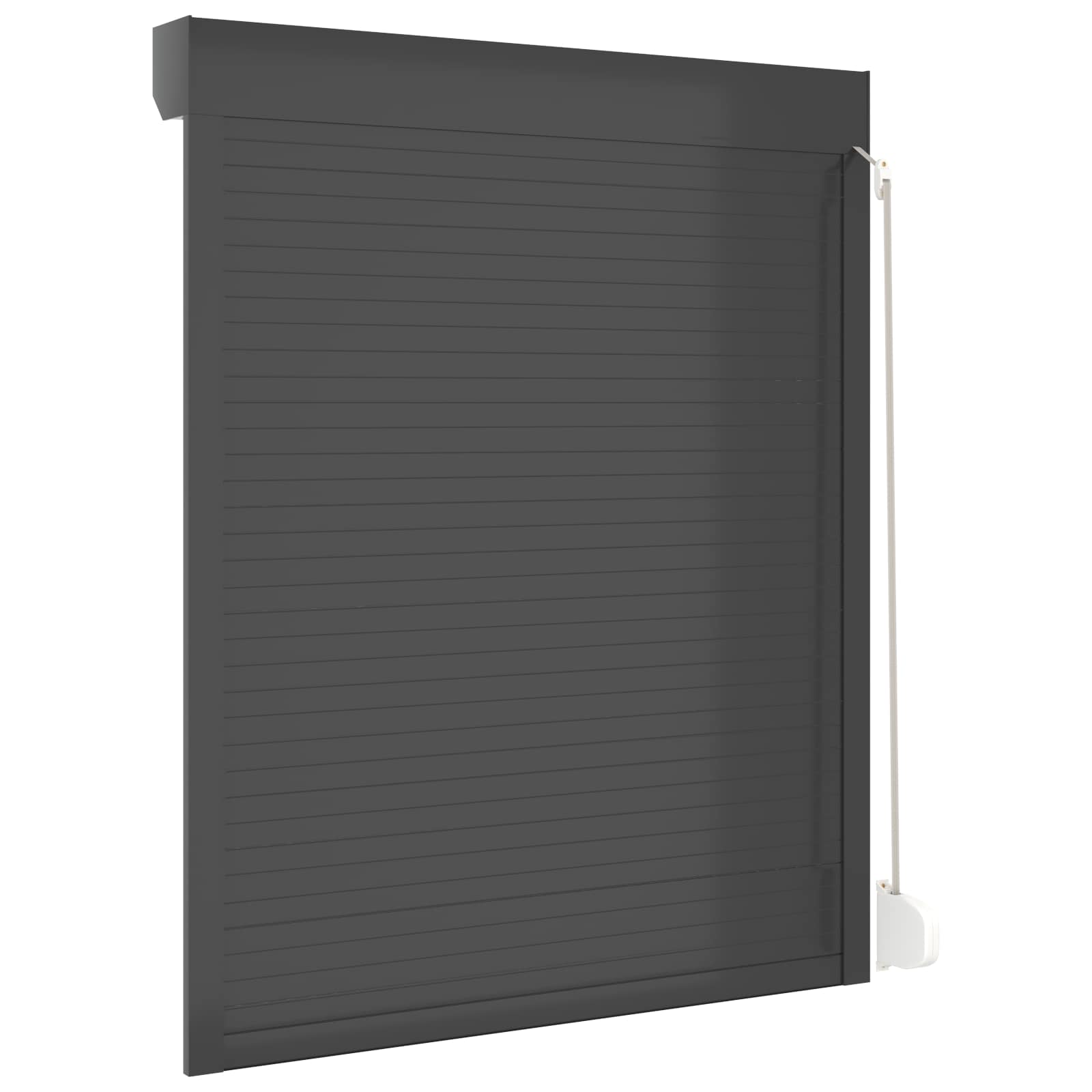 Roletna Antracit 120 x 150 cm Aluminij i poliuretan