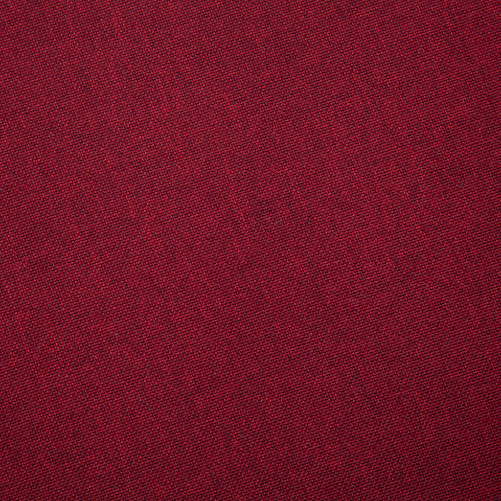 2-dijelni set sofa od tkanine crvena boja vina