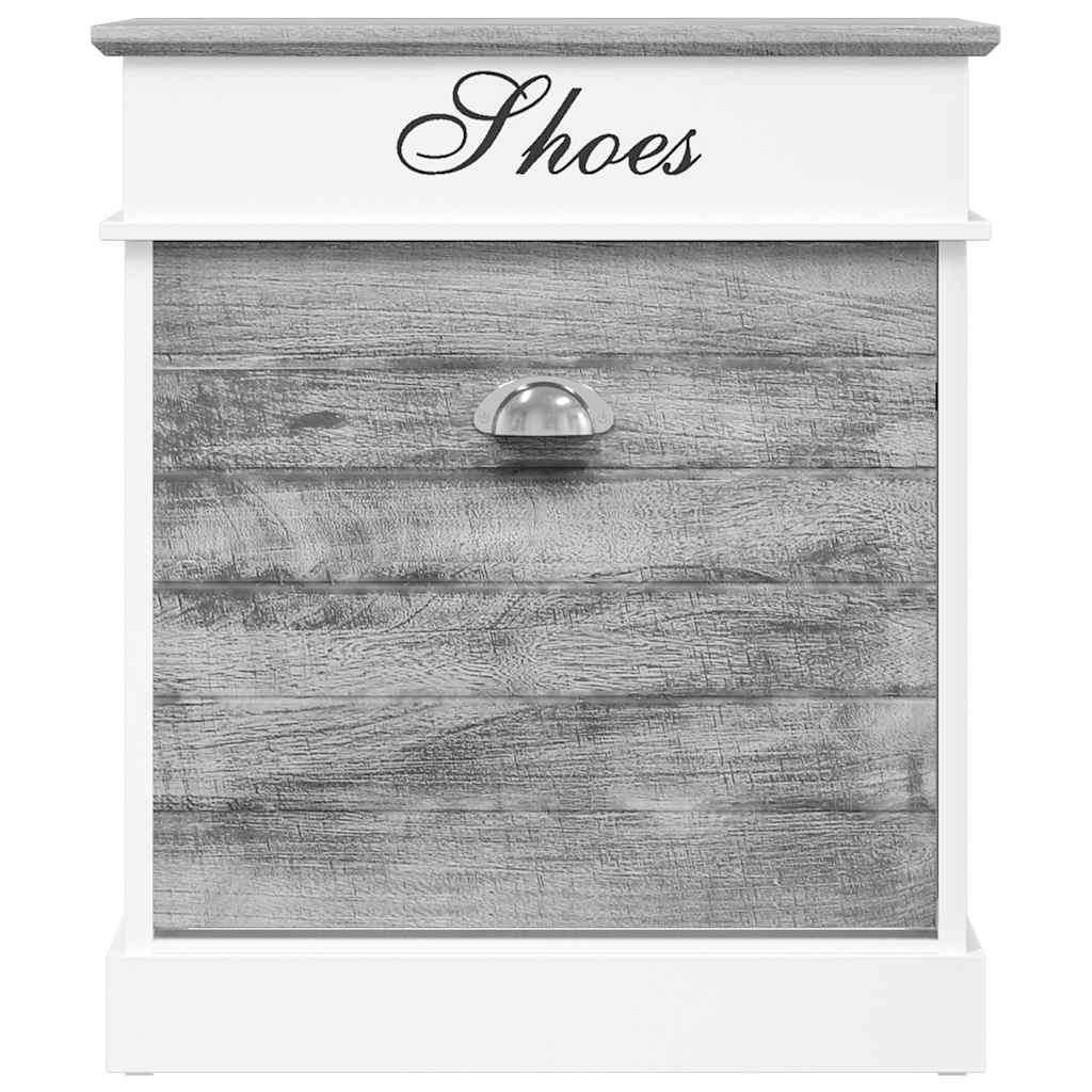 Ormarić za cipele sivi 50 x 28 x 58 cm od drva paulovnije