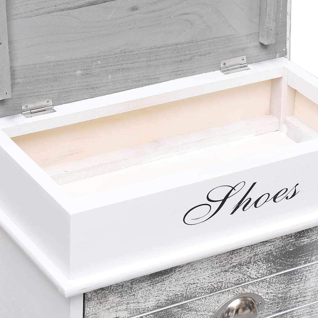 Ormarić za cipele sivi 50 x 28 x 58 cm od drva paulovnije