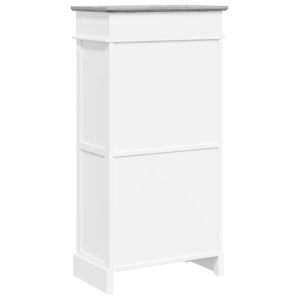 Ormarić za cipele sivi 50 x 28 x 98 cm od drva paulovnije