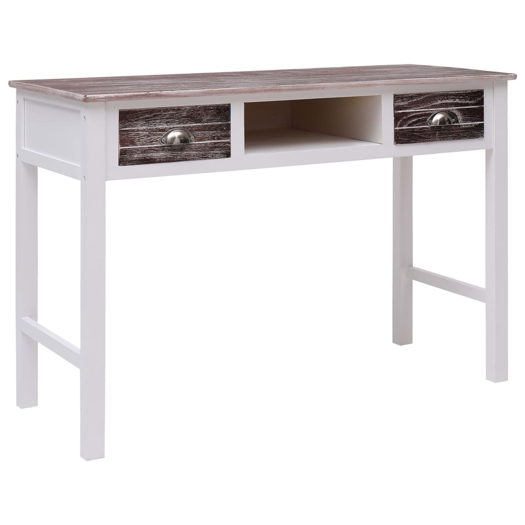 Pisaći stol smeđi 110 x 45 x 76 cm drveni