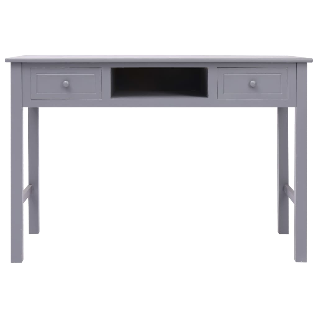 Pisaći stol sivi 110 x 45 x 76 cm drveni