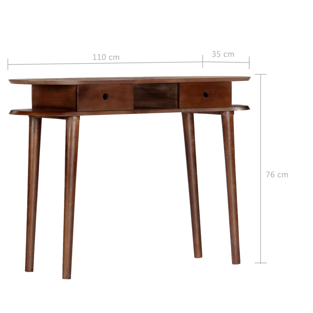 Konzolni stolić 110x35x76 cm Masivno drvo akacije