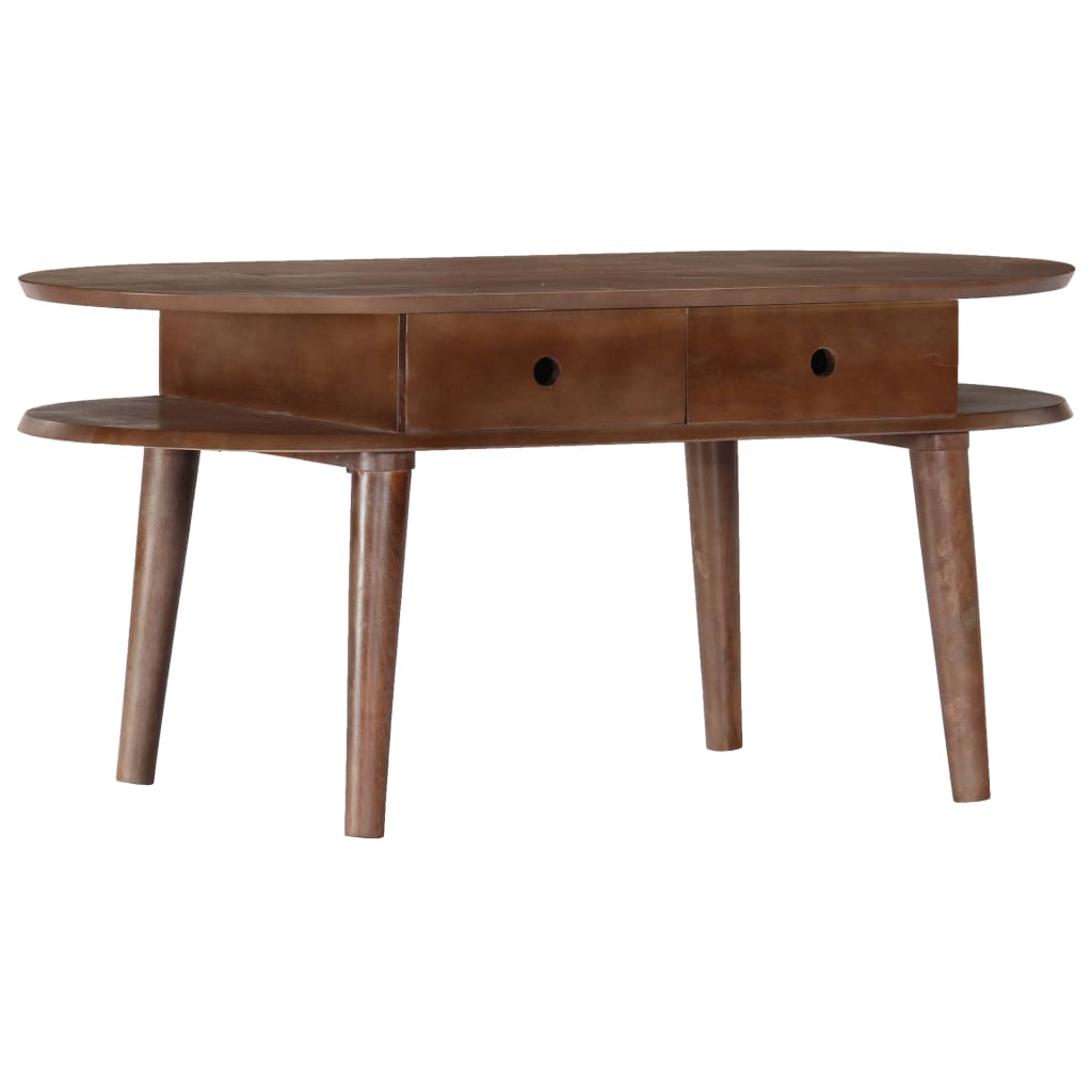 Stolić za kavu 100 x 50 x 46 cm od masivnog bagremovog drva