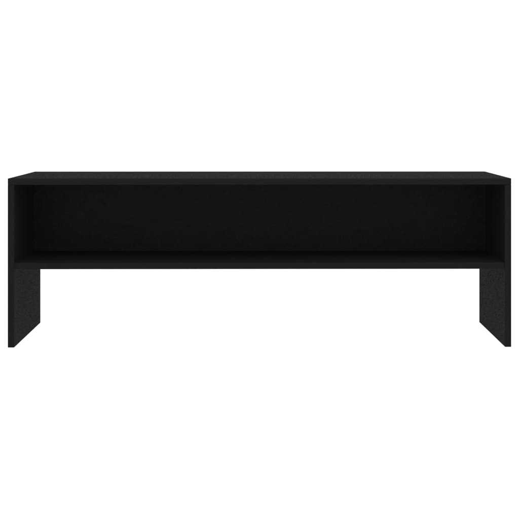 TV ormarić crni 120 x 40 x 40 cm konstruirano drvo