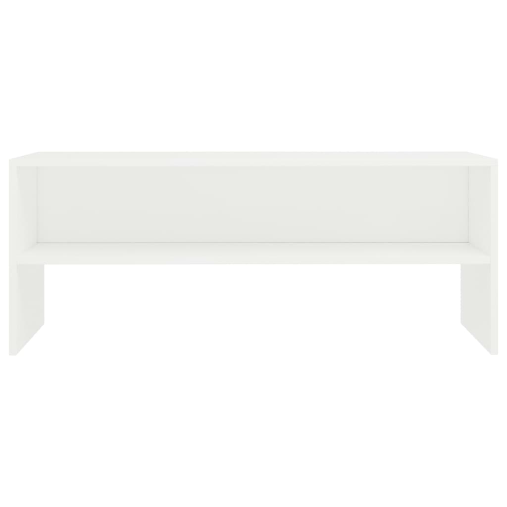 TV ormarić bijeli 100 x 40 x 40 cm konstruirano drvo