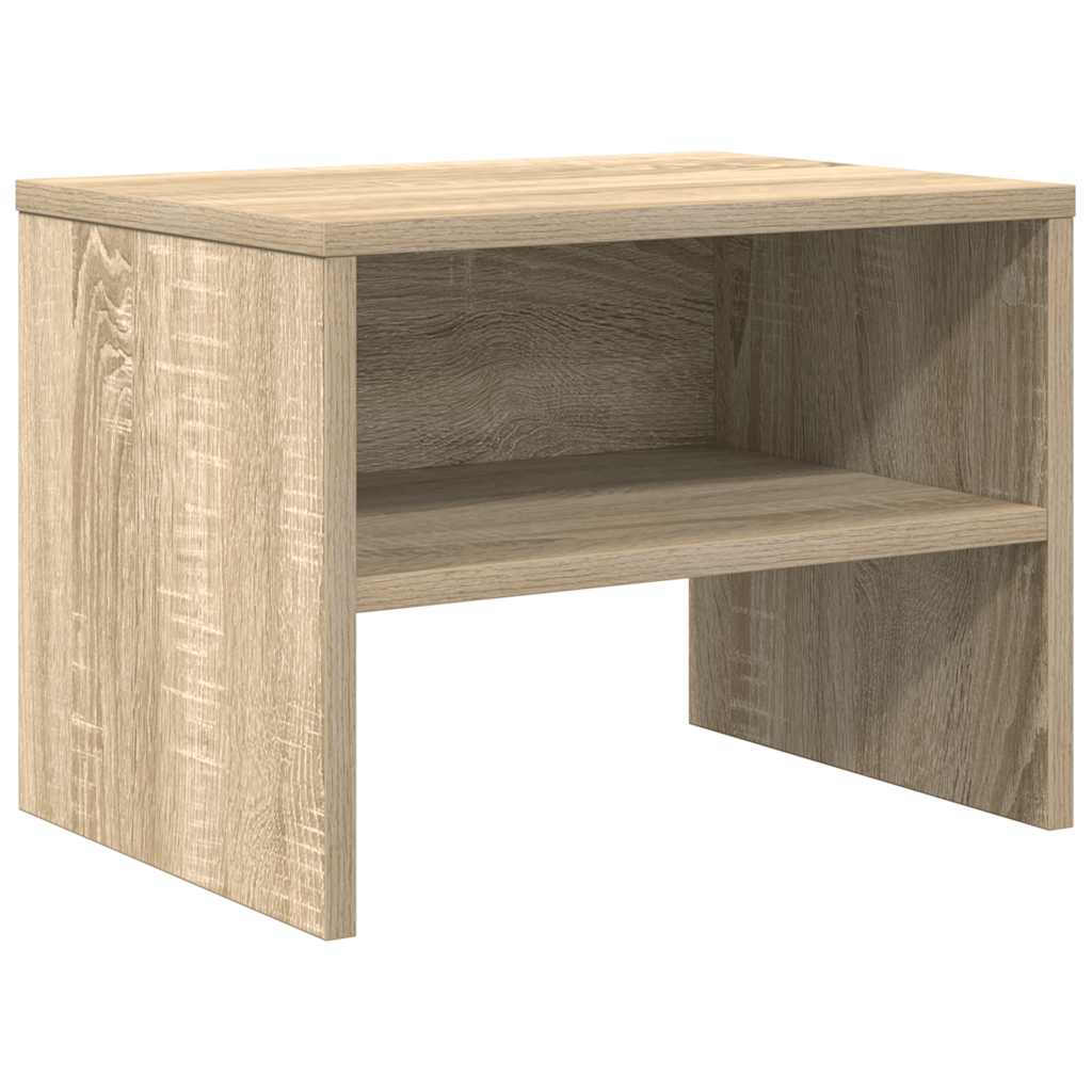 Noćni ormarić boja hrasta 40 x 30 x 30 cm konstruirano drvo