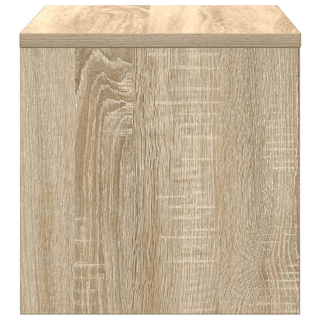 Noćni ormarić boja hrasta 40 x 30 x 30 cm konstruirano drvo