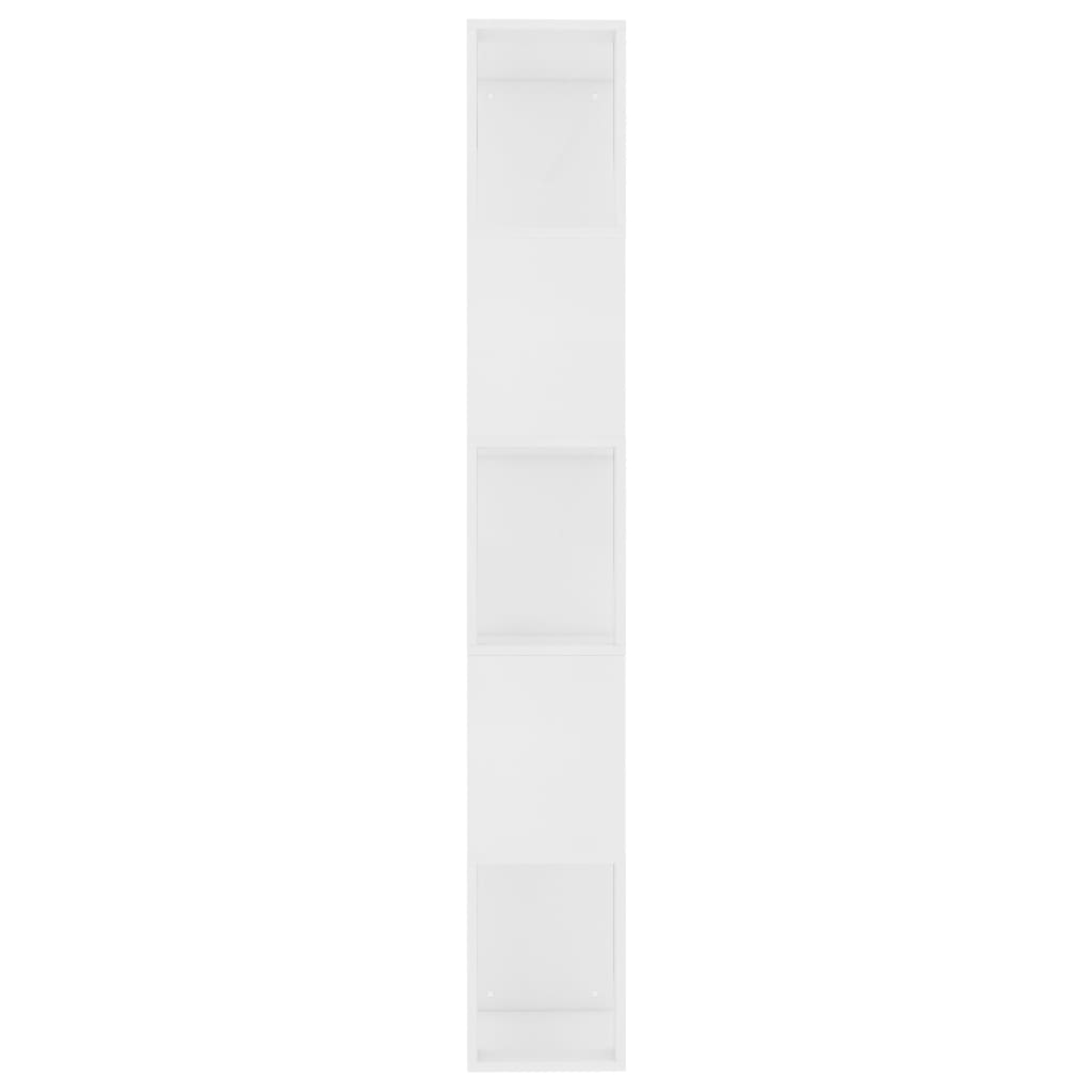 Ormarić za knjige / sobna pregrada bijeli 45x24x159 cm drveni