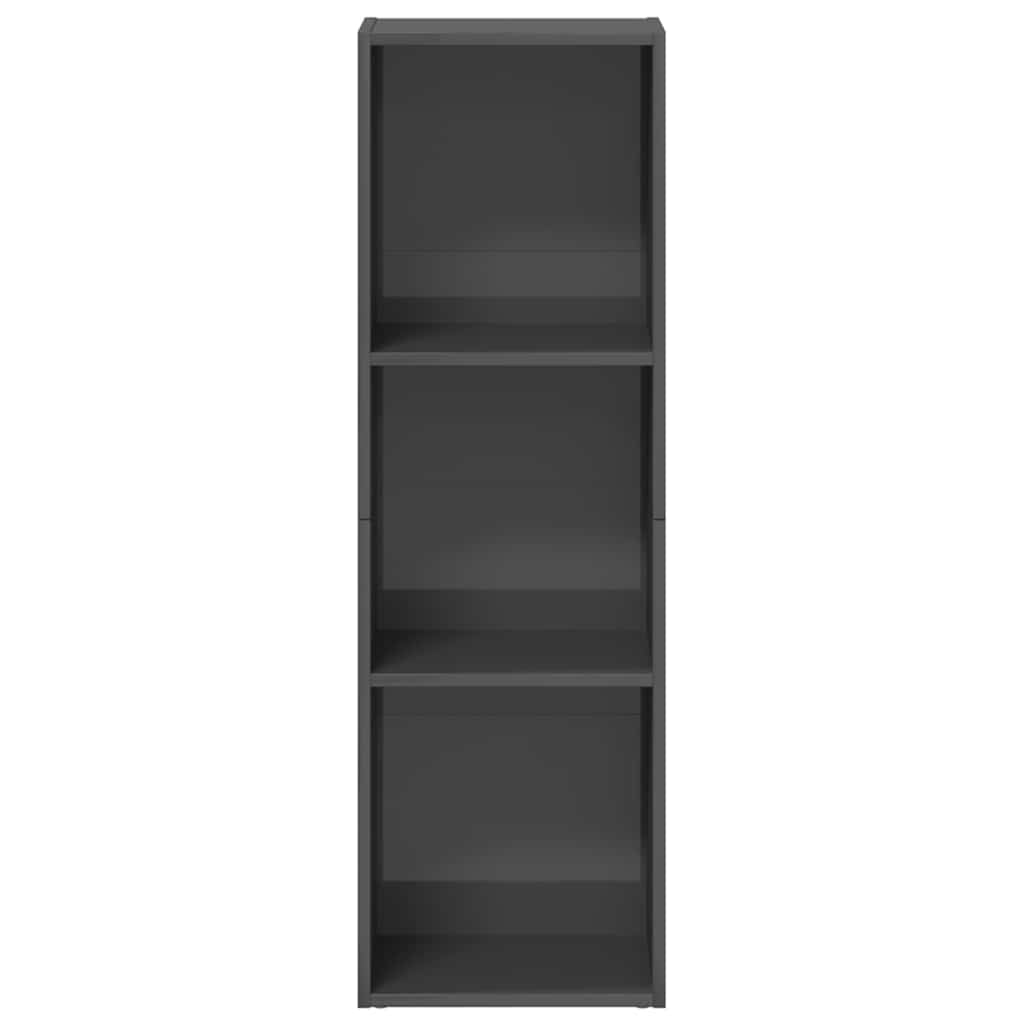 Ormarić za knjige/TV sjajni sivi 36x30x114 cm konstruirano drvo