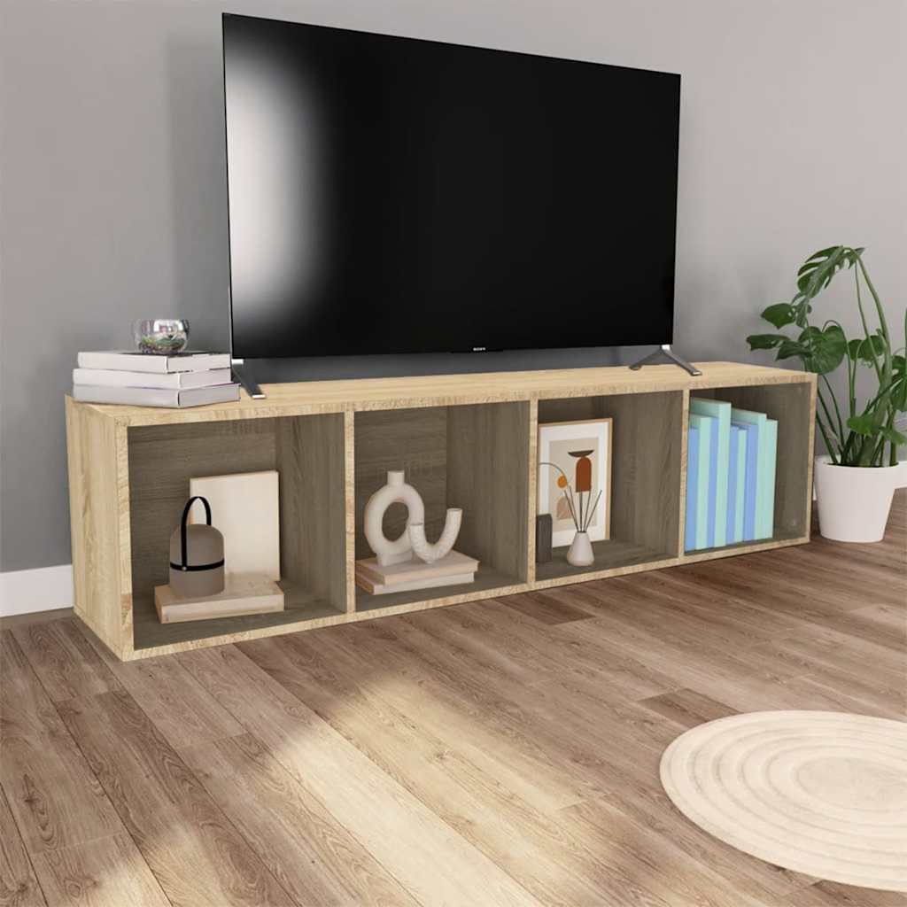 Ormarić za knjige/TV boja hrasta 36x30x143 cm konstruirano drvo