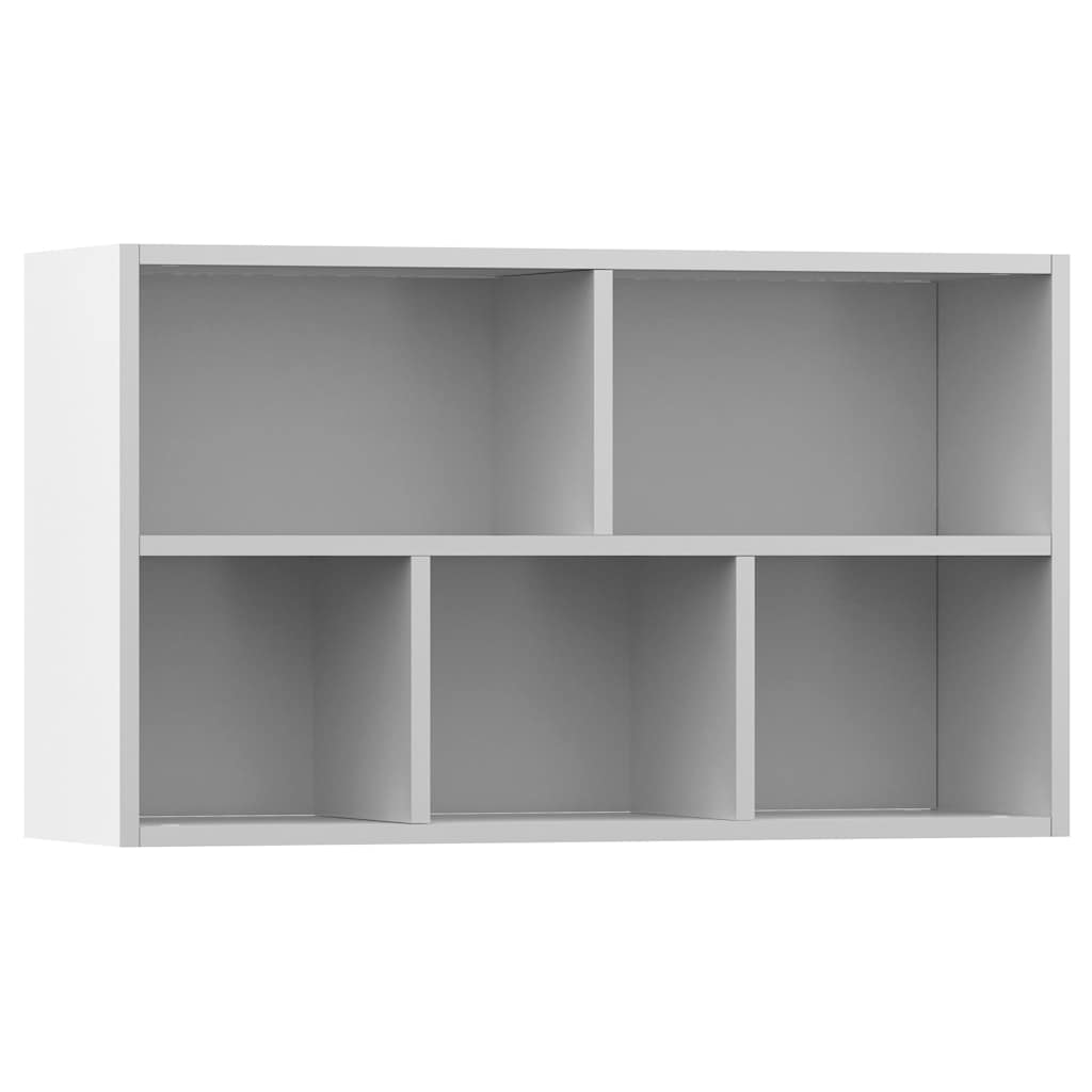 Ormarić za knjige / komoda bijeli 50x25x80 cm konstruirano drvo