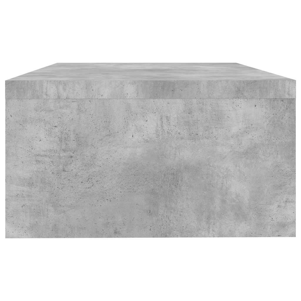 Stalak za monitor boja betona 42 x 24 x 13 cm konstruirano drvo