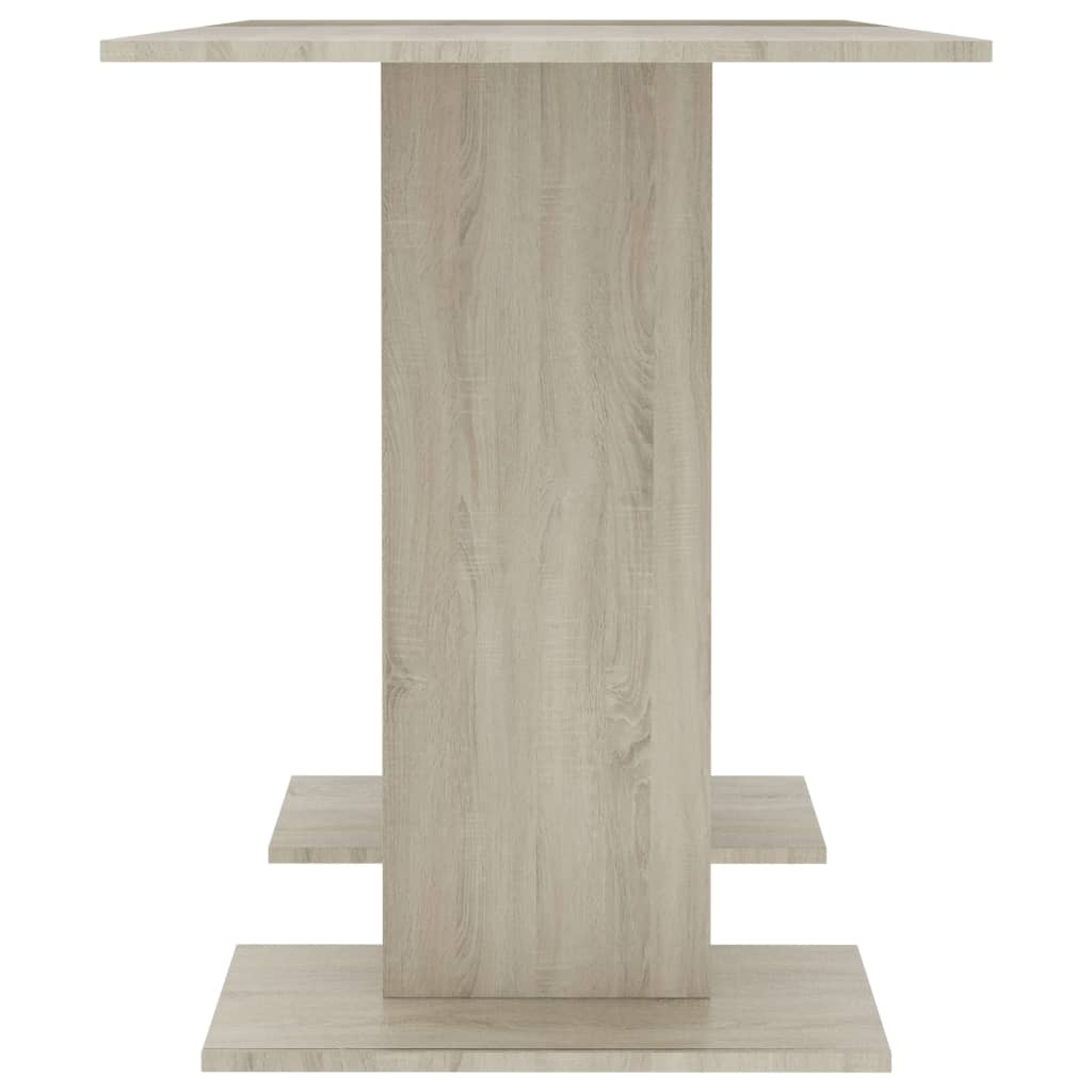 Blagovaonski stol boja hrasta sonome 110 x 60 x 75 cm drvena