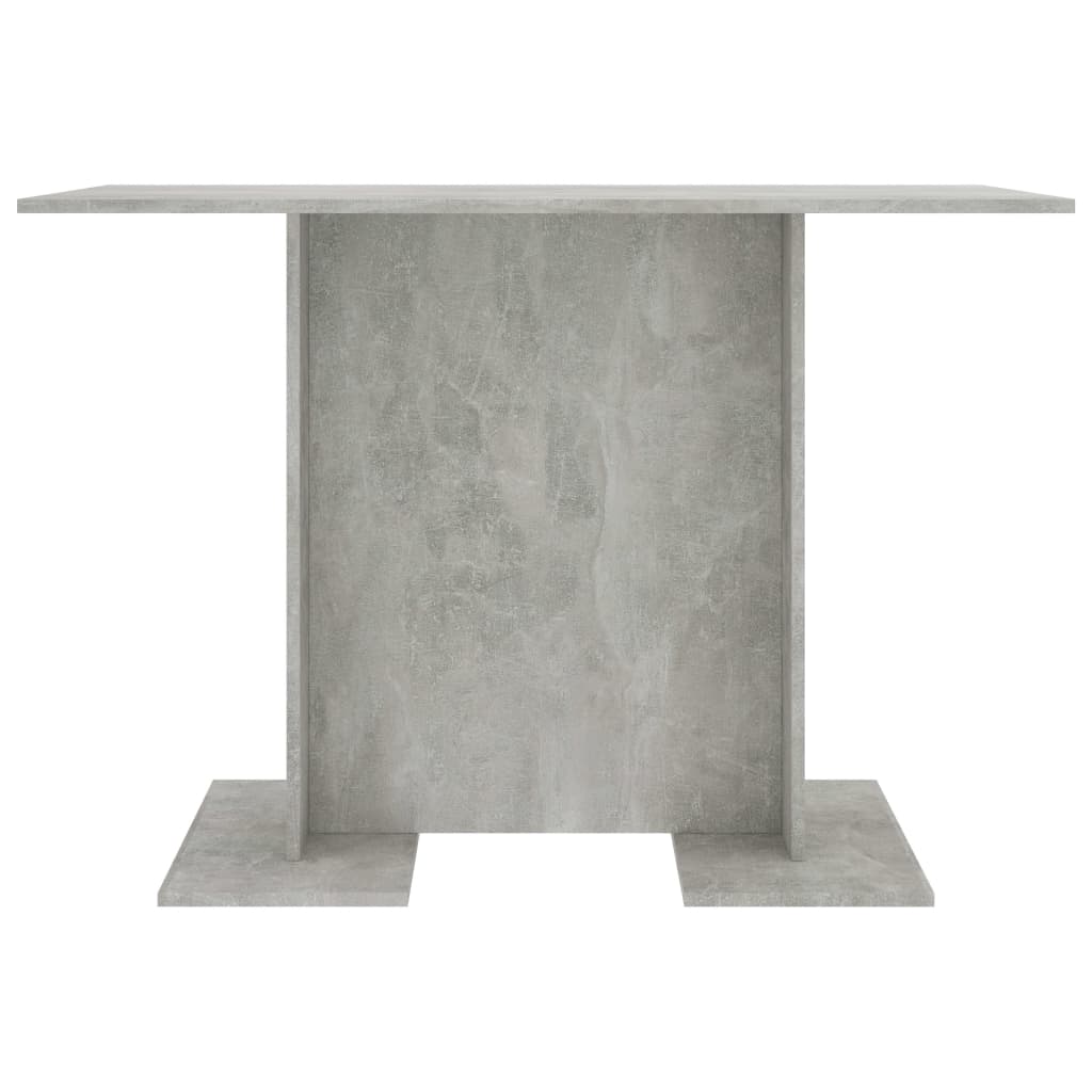 Blagovaonski stol siva boja betona 110 x 60 x 75 cm drvena