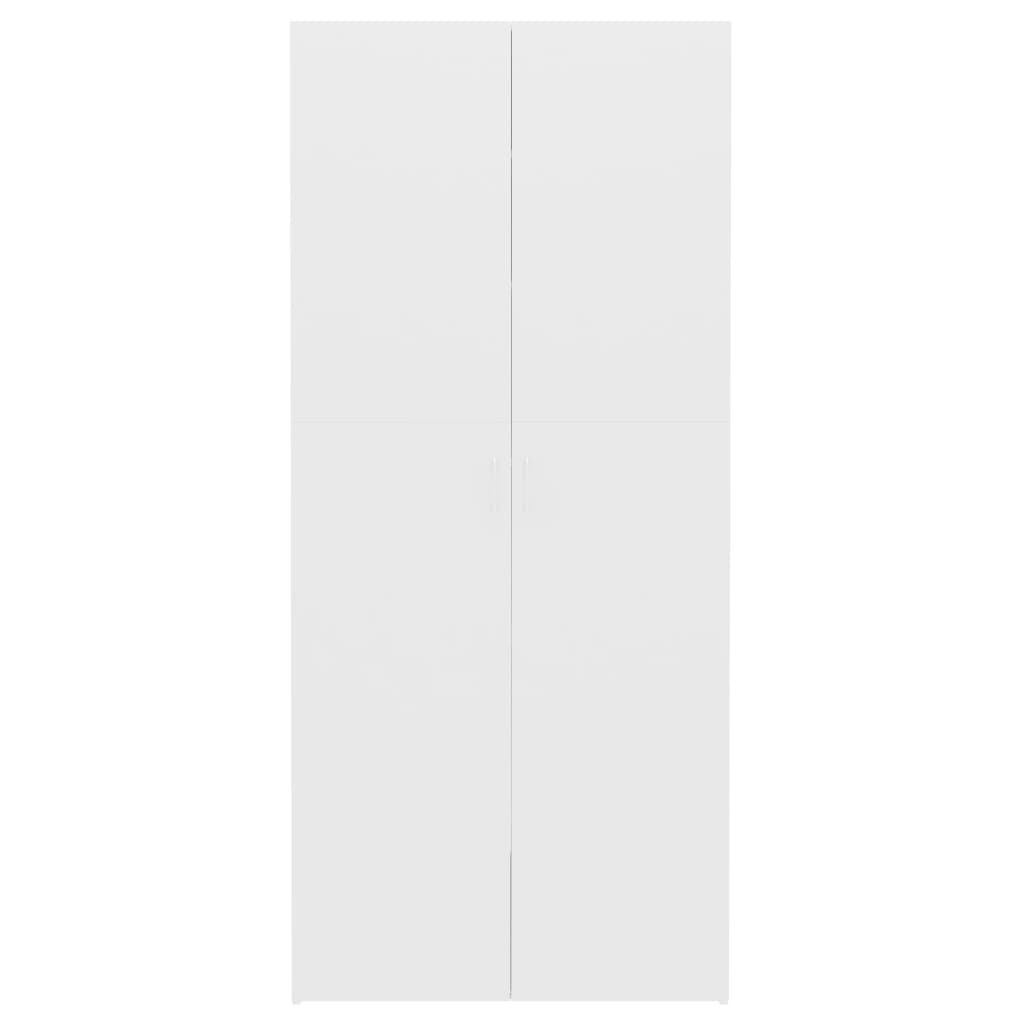 Ormarić za cipele bijeli 80 x 35,5 x 180 cm konstruirano drvo