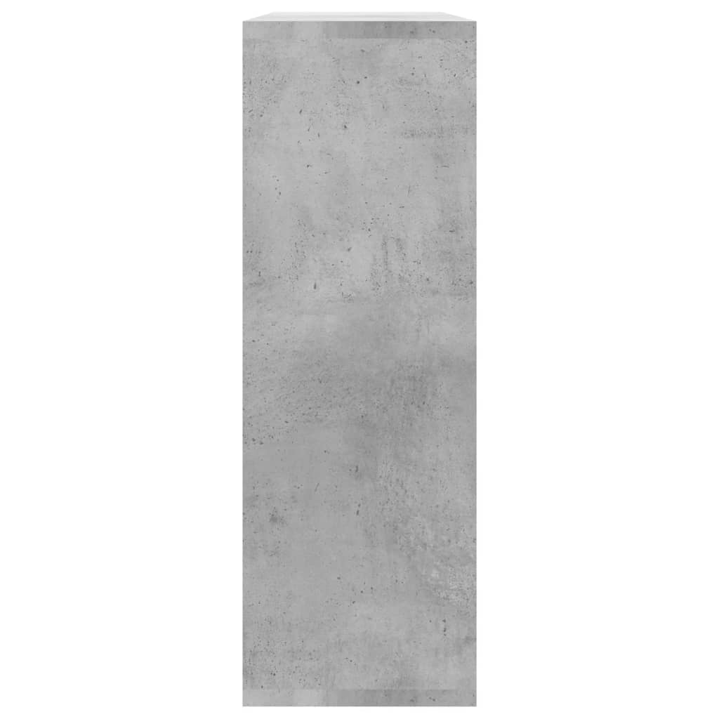 Zidne police siva boja betona 104x20x58,5 cm konstruirano drvo