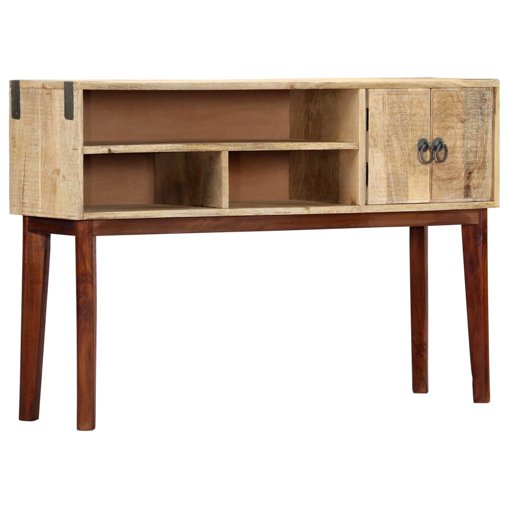Konzolni stol 115 x 30 x 76 cm od masivnog grubog drva manga