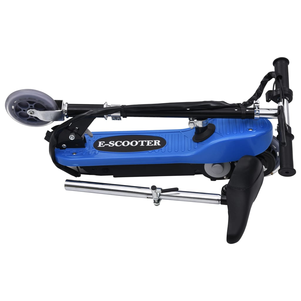 Električni romobil sa sjedalom 120 W plavi