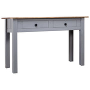 Konzolni stol od borovine sivi 110x40x72 cm asortiman Panama