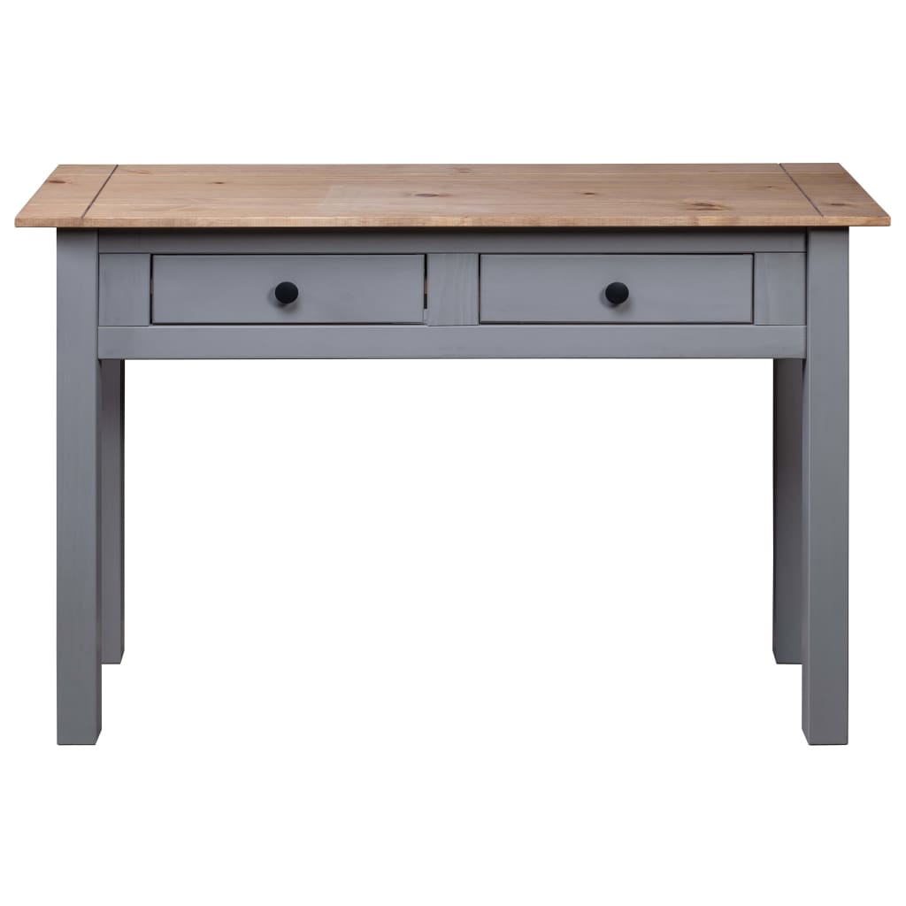Konzolni stol od borovine sivi 110x40x72 cm asortiman Panama
