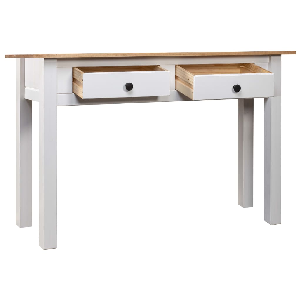 Konzolni stol od borovine bijeli 110x40x72 cm asortiman Panama