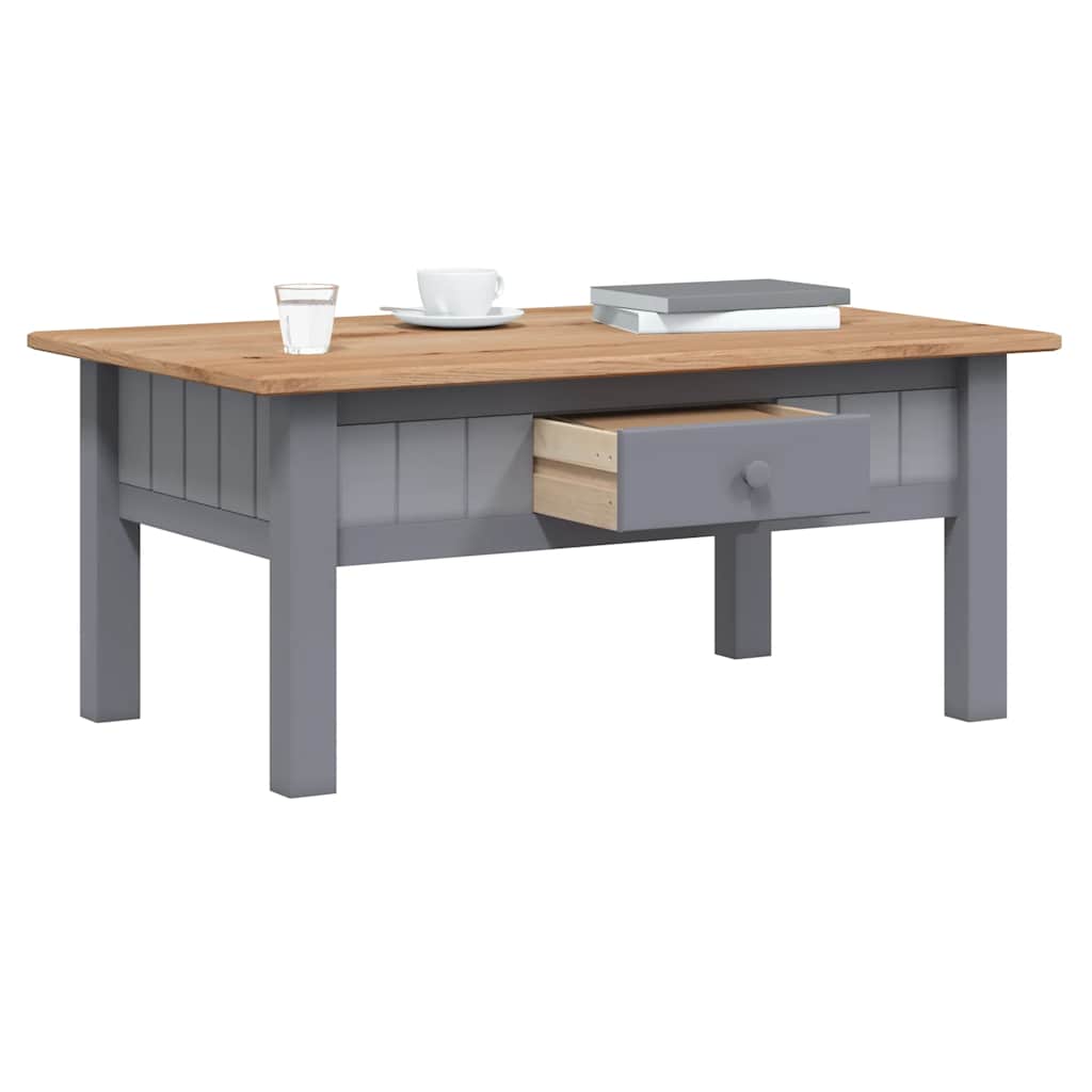Stolić za kavu od borovine sivi 100x60x43,5 cm asortiman Panama