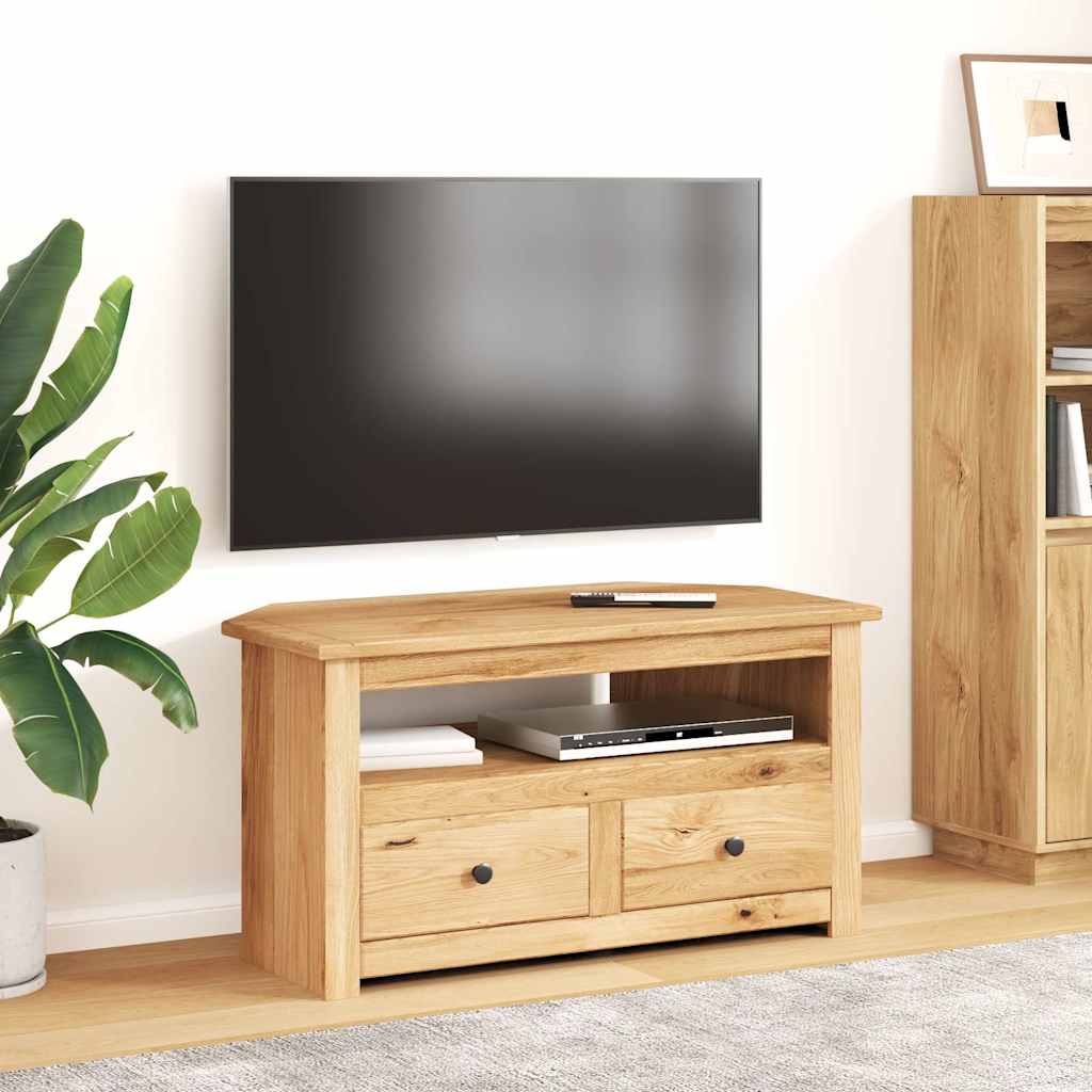 Kutni TV ormarić od borovine 93x49x49 cm Panama Range