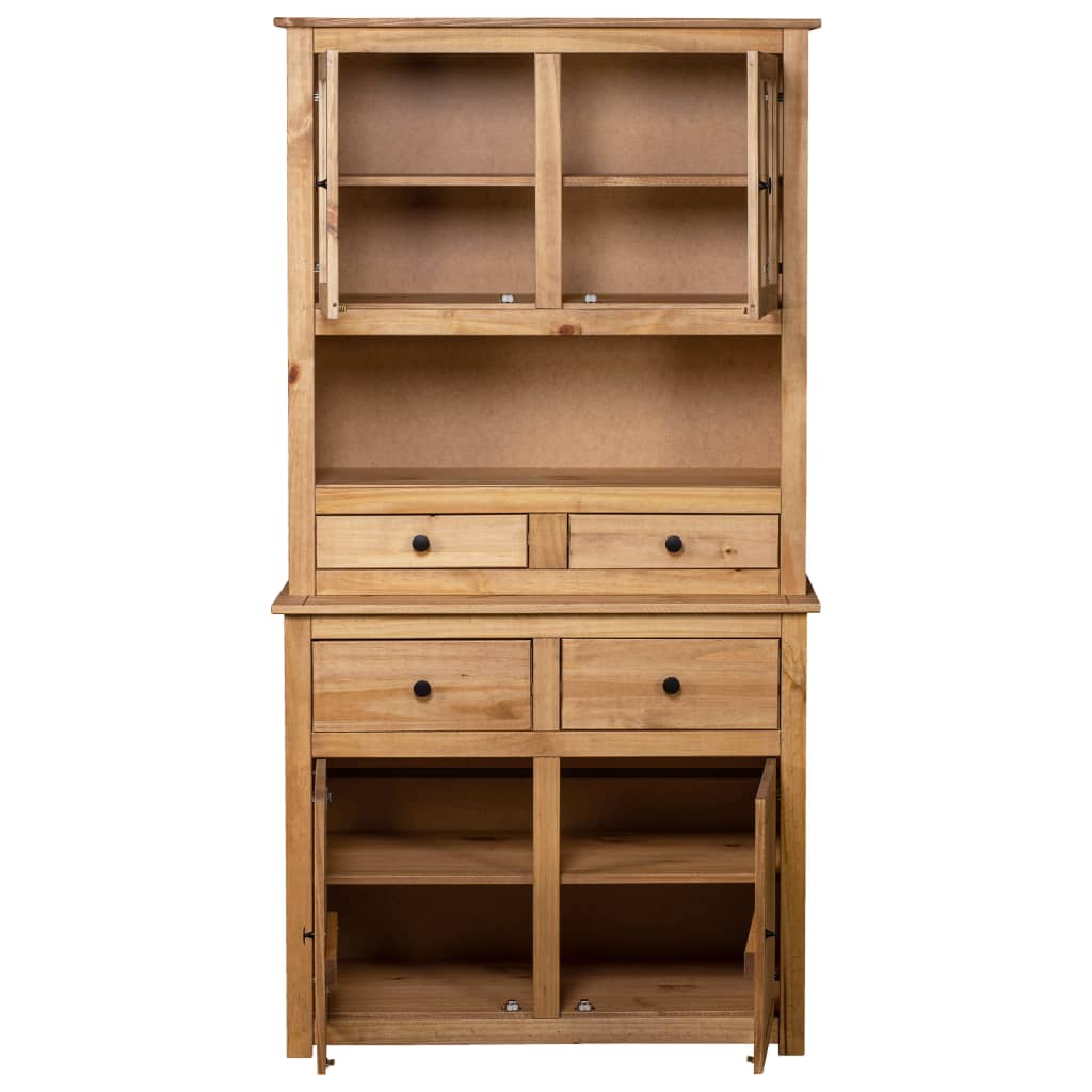 Visoka komoda od borovine 93 x 40,5 x 180 cm asortiman Panama