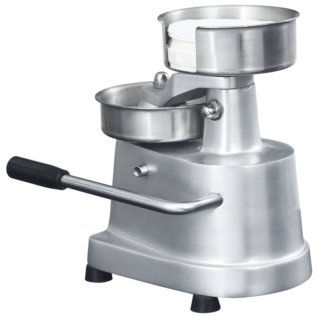 Preša za hamburgere s 500 papira za pljeskavice 13 cm aluminij