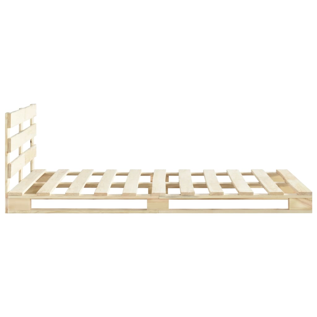 Okvir za krevet od paleta od masivne borovine 200 x 200 cm