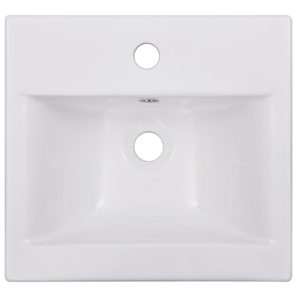 Ugradbeni umivaonik 42 x 39 x 18 cm keramički bijeli