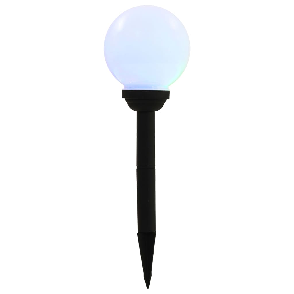Vanjske solarne svjetiljke 8 kom LED kuglaste 15 cm RGB