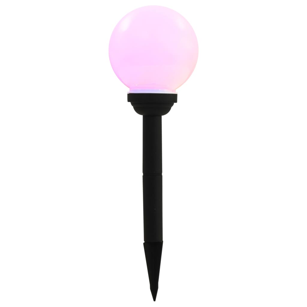 Vanjske solarne svjetiljke 8 kom LED kuglaste 15 cm RGB