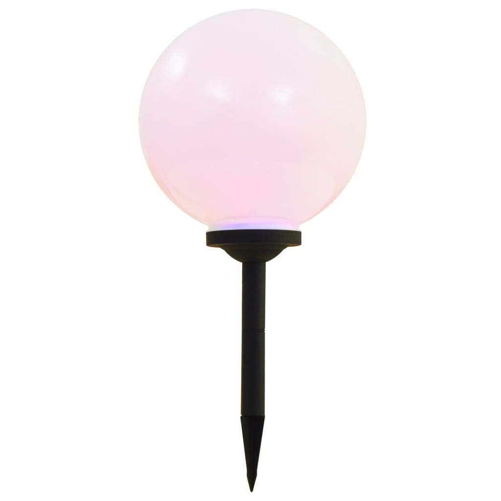 Vanjske solarne svjetiljke 4 kom LED kuglaste 30 cm RGB
