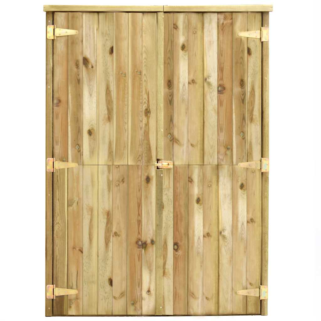 Vrtna kućica za alat od impregnirane borovine 123 x 50 x 171 cm