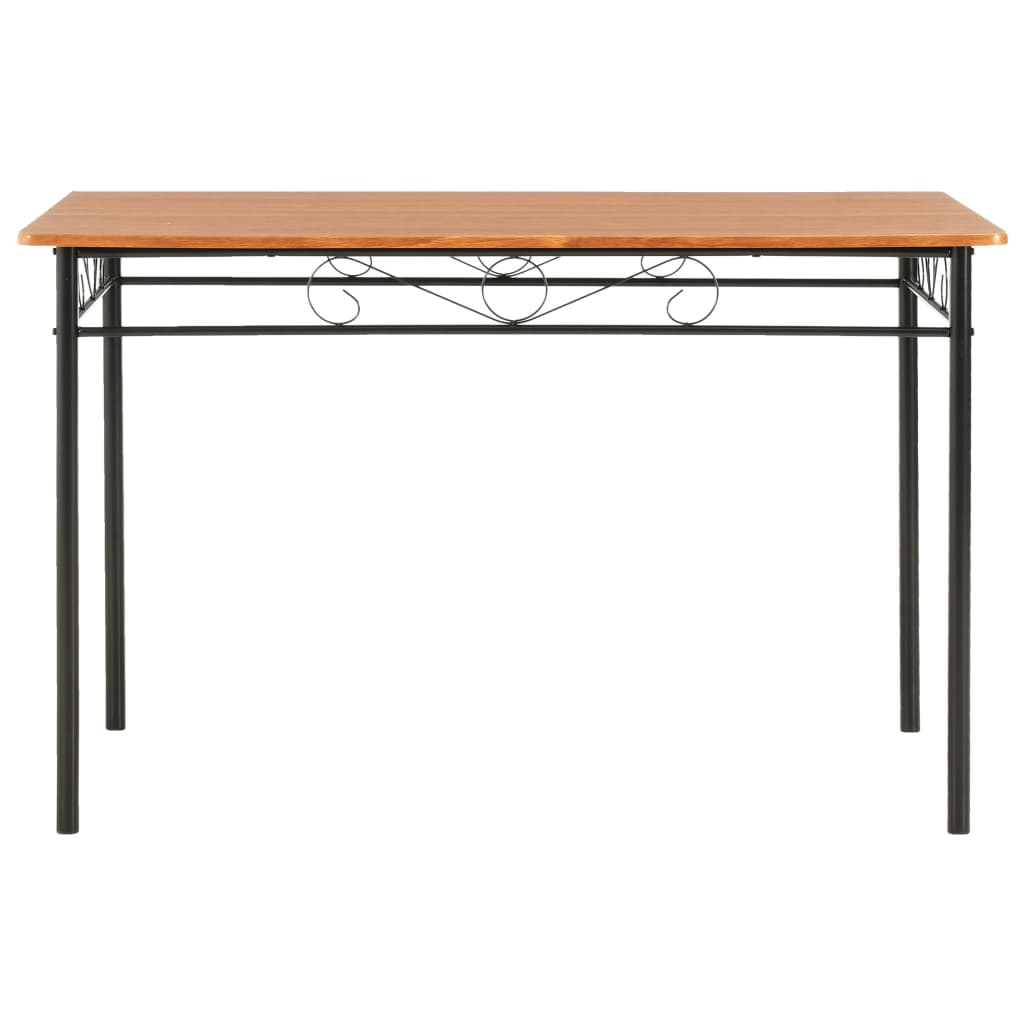Blagovaonski stol smeđi 120 x 70 x 75 cm MDF