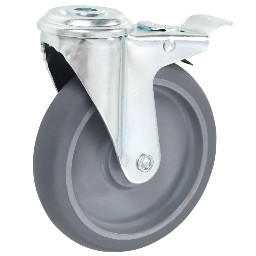 Okretni kotačići s otvorom za vijke 24 kom 125 mm