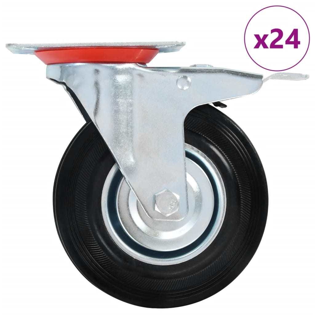 Okretni kotačići 24 kom 125 mm
