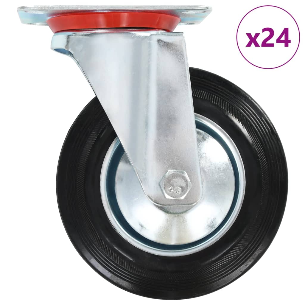 Okretni kotačići 24 kom 160 mm
